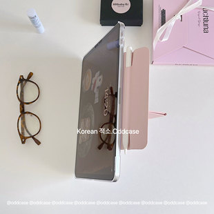 odd「蔷薇花粉#~赫本花园」ipad 无笔槽PC硬壳/pro11/2025/a16/11代/air5翻盖搭扣Y＋3折10.2/9横竖支撑MINI7