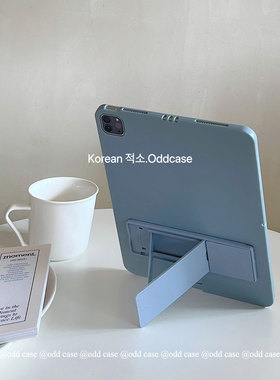 odd「海盐乌蓝色/耐脏色系」单后壳支架ipad平板保护套air6/7/11寸pro13苹果10.2/10代/10.9/mini全包软壳A16