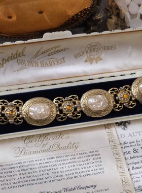 Vintage仿珍珠宫廷感手链