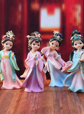 树脂装饰摆件国风桌面