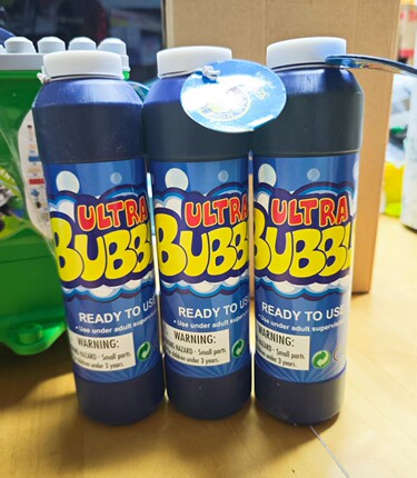 台湾安可堡儿童娱乐七彩梦幻户外吹泡泡玩具补充液473ml