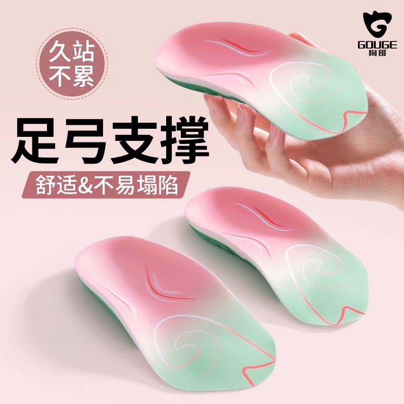 狗哥鲸鱼垫七分半垫足弓支撑鞋垫图片
