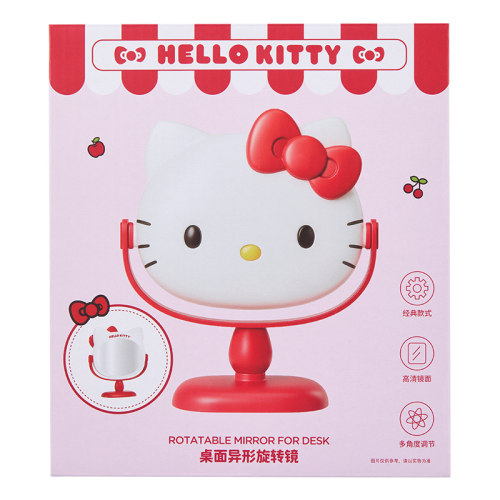 三丽鸥红苹果系列桌面异形旋转镜
