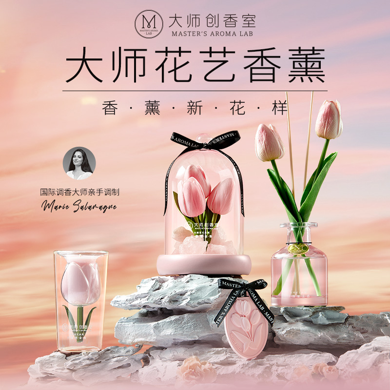 MINISO香薰蜡烛香氛郁金香