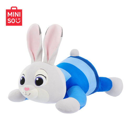 MINISO名创优品迪士尼疯狂动物城大号趴姿毛绒公仔朱迪尼克玩偶
