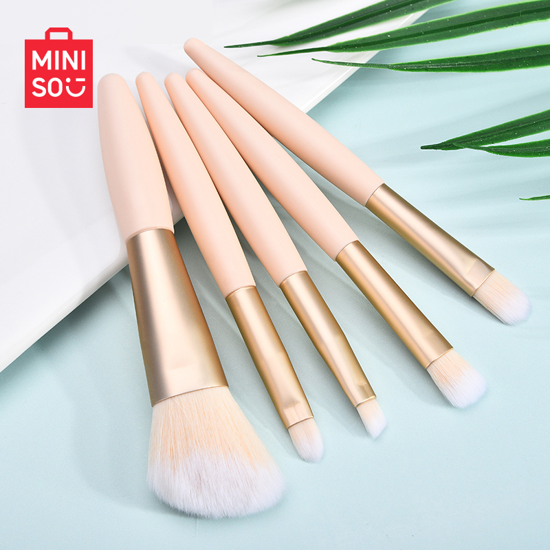MINISO名创优品便携收纳化妆刷套装鼻影刷粉底散粉腮红刷眼影刷