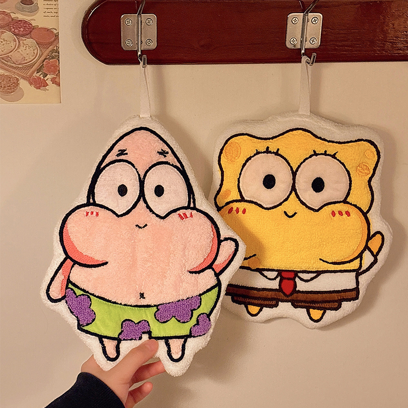 擦手巾挂式可爱高颜值超强吸水