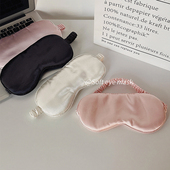 真丝眼罩睡眠遮光透气舒适不勒学生午休专用缓解眼疲劳助眠眼睛罩