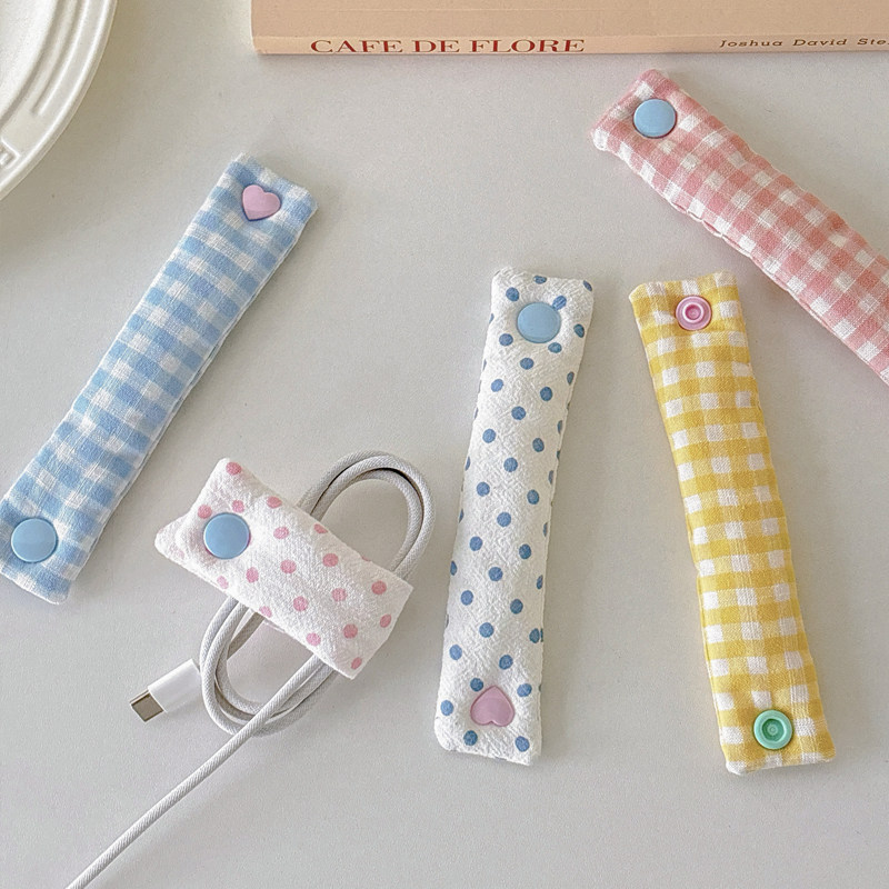 数据线捆绑带数据线收纳理线器线固定卡扣绕线器理线神器保护缠线