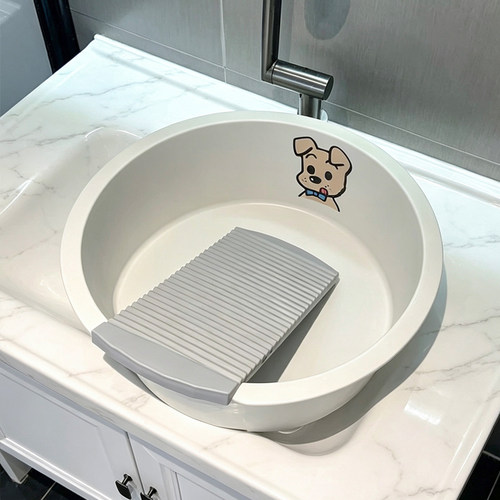 加厚耐用搓衣板洗衣盆