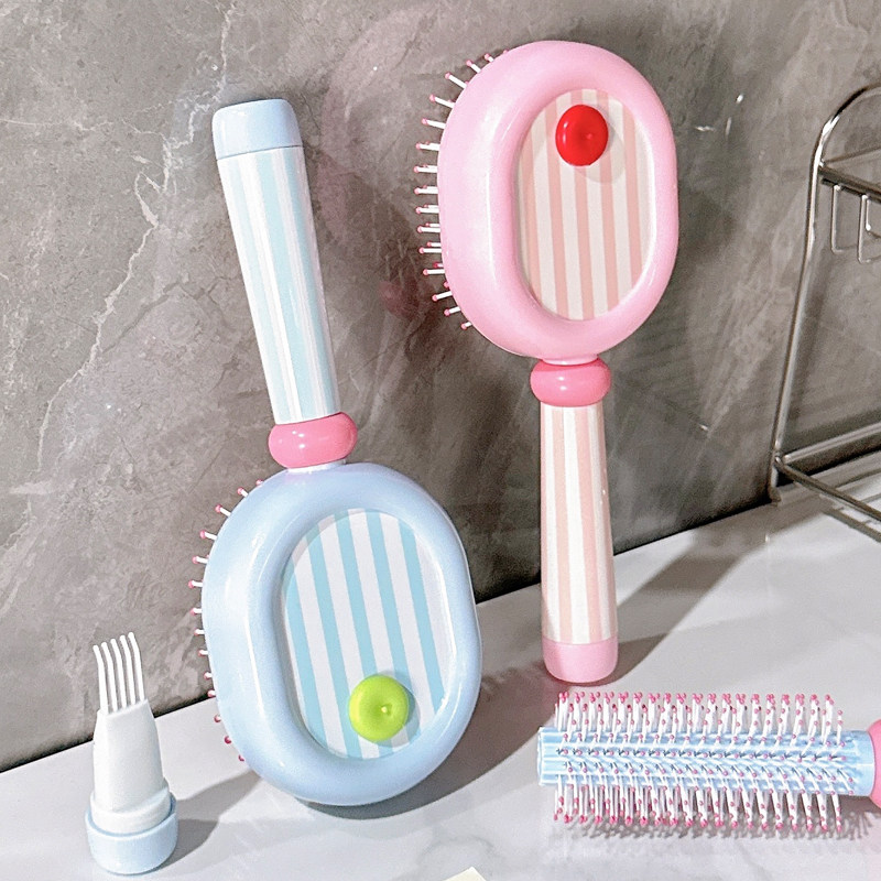 卡通梳子气垫梳蓬松颅顶女士专用防静电气囊梳小巧便携头皮按摩梳