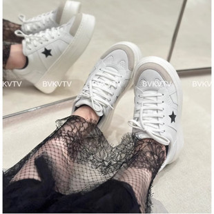 品质升级 星星厚底休闲小白鞋 闭入 2025新款 增高4.5 好看到爆炸