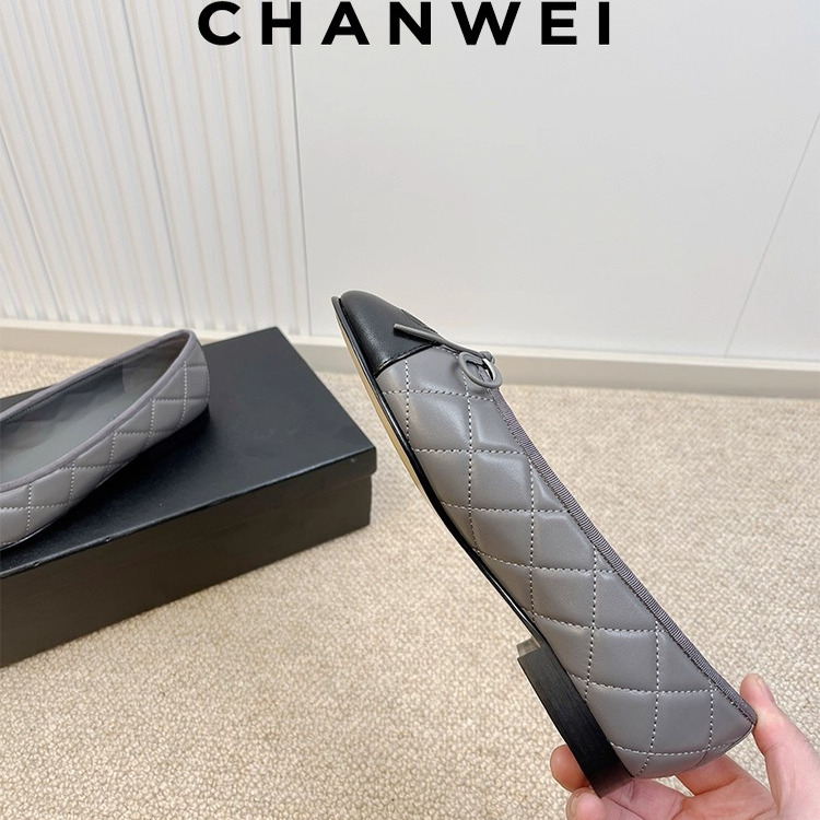 蝴蝶结芭蕾舞单鞋女平底瓢鞋