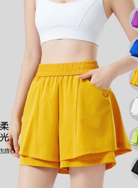 时尚高腰显瘦透气速干运动女裙裤