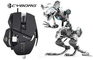 Saitek赛钛客 Cyborg RAT5激光游戏鼠标 盒装正品行货