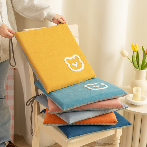 刺绣记忆棉坐垫办公室椅子椅垫