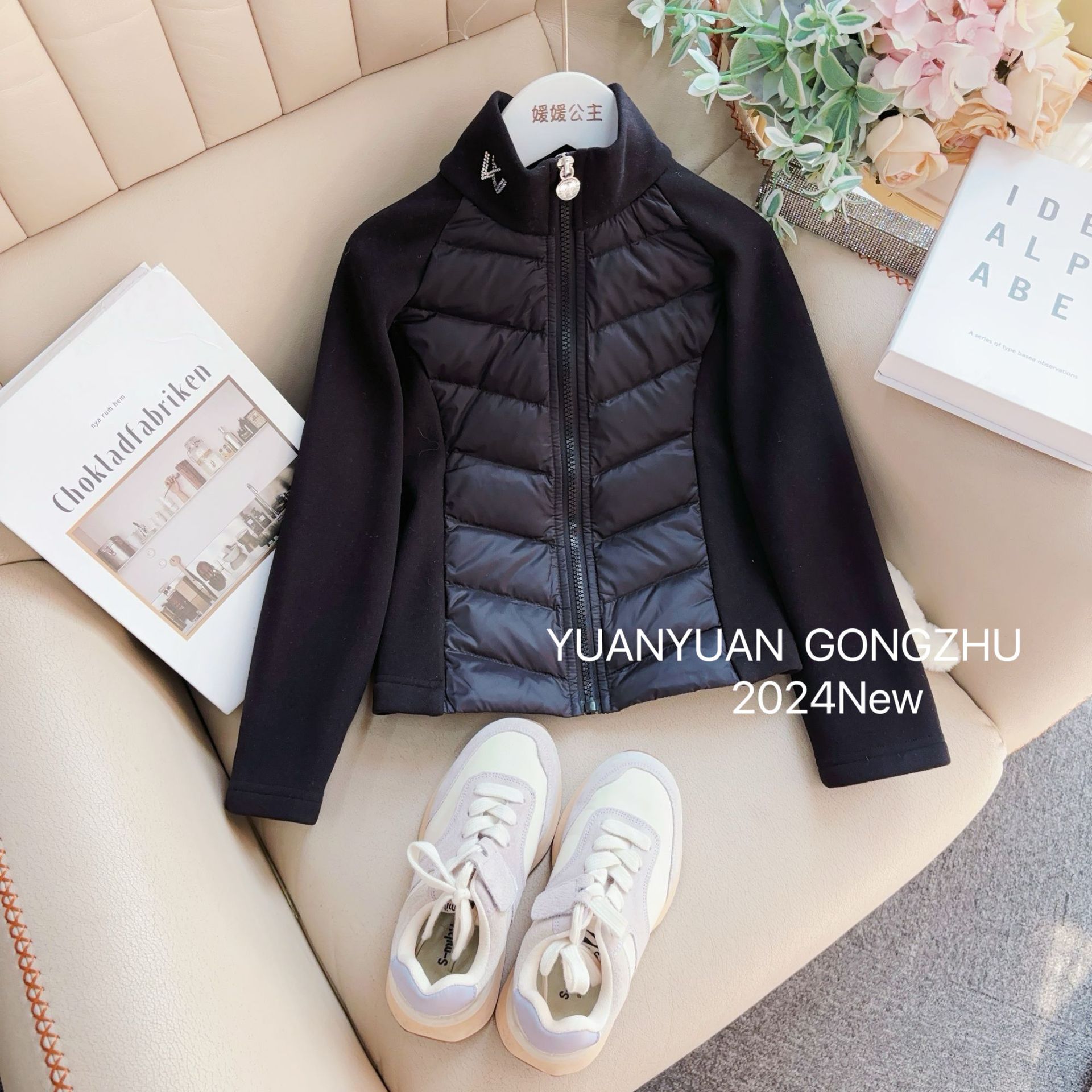 公主短款加厚羽绒服童装女