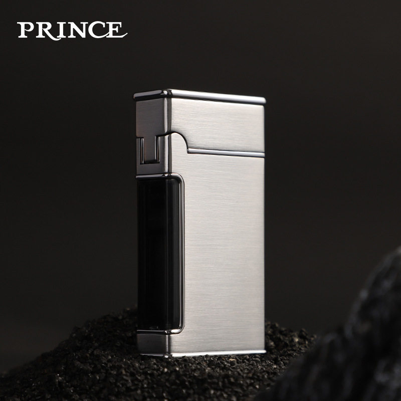 日本PRINCE王子打火机直冲机烟具防风蓝火焰送礼个性创意送礼商务