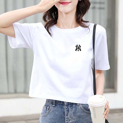短款短袖t恤女宽松薄款夏季2026年新款洋气休闲百搭显瘦减龄t恤女