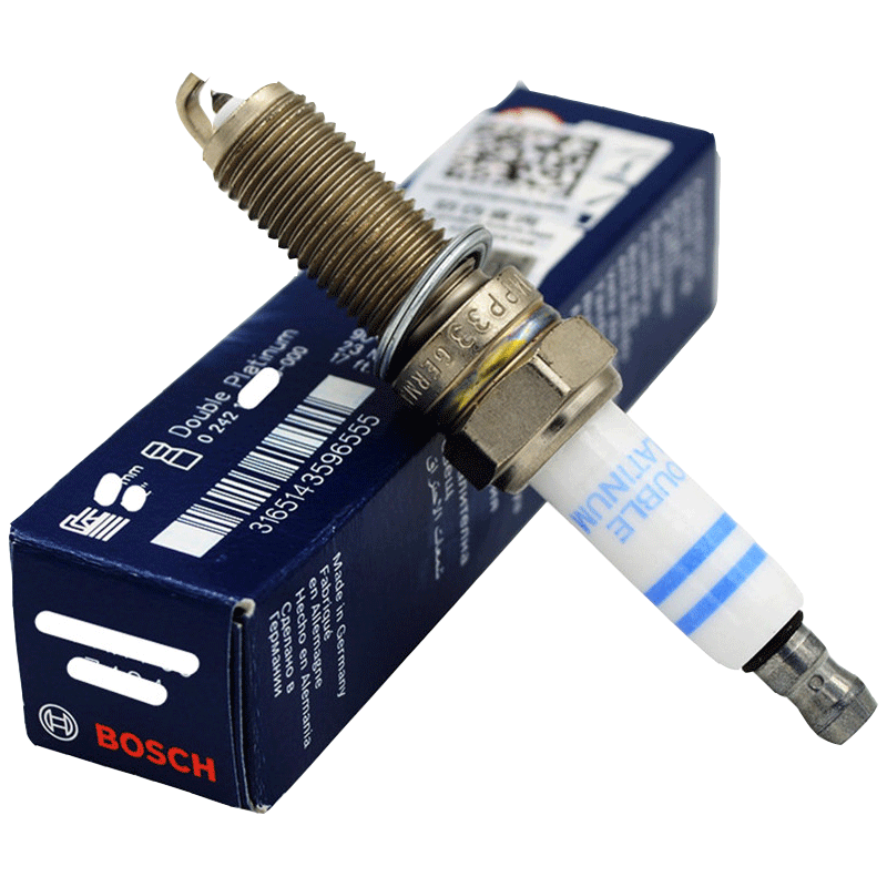 博世双铂金火花塞大众速腾老新朗逸宝来polo原厂升级 FR7HPP33+