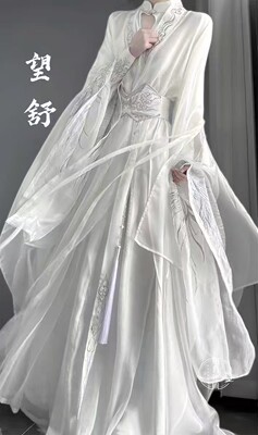 新款春秋重工刺绣立领大袖男汉服