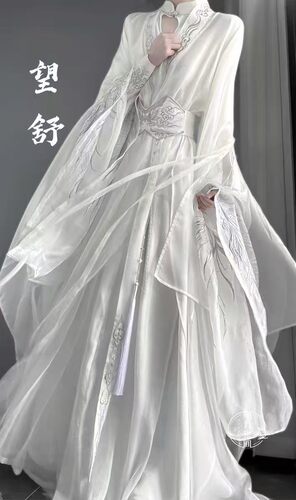 新款春秋重工刺绣立领大袖男汉服