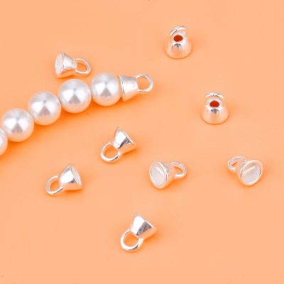 S925纯银DIY手链项链扣珍珠手链闭口圈连接扣连接环收尾扣配件