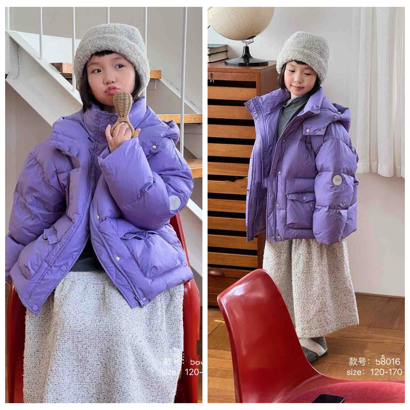 58016菲凡家带帽羽绒服童装冬款女童保暖服装中大童,童装/婴儿装/亲子装,羽绒服,淘宝优惠券,粉丝福利购,淘宝优惠卷