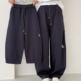 长裤 7901青少年弯刀裤 男女童休闲裤 春款 大童 童装