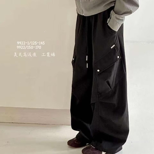 长裤 9922青少年工装 大童 男女童休闲裤 春款 裤 童装