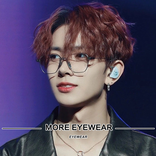 檀次健同款GM方形钛合金眼镜架