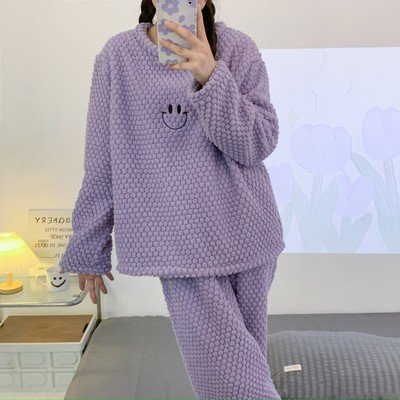 80-300斤女珊瑚绒新款睡衣