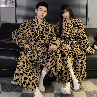 加绒浴袍保暖一件过冬