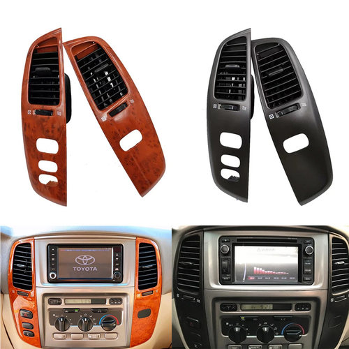 适用1998-2007款陆巡兰德酷路泽LC100左右两侧中控空调出风口配件