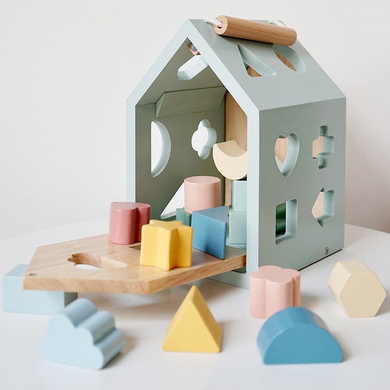 幼儿童几何形状认知配对蒙氏早教多功能塞塞乐积木宝宝益智ce0148