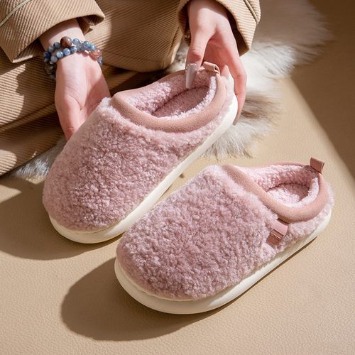 棉拖鞋女士冬季2025新款室内家居家用保暖加绒毛毛情侣厚底春xc44