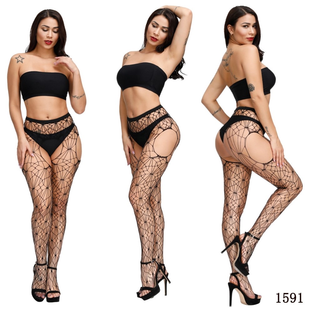 New Garter Belt Set with Lace Anti-Slip Sexy Thigh-High Stoc