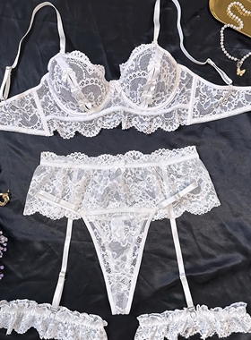 Sexy lingerie women's French multicolored lace lace perspect