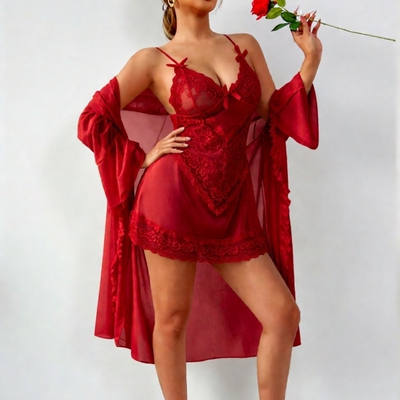 Foreign trade sexy sleepwear suspender women's nightgown hol
