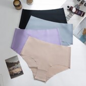 Plus Size Yoga Underwear Women Pants Waisted Triangle High