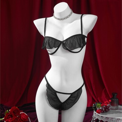 Overseas Trade Net Lace Sexy Temptation Passion Crotchless S