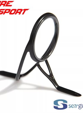 兴泰BXBRSG导环RS薄环黑色不锈钢架双腿导眼DIY鱼竿配件SEAGUIDE