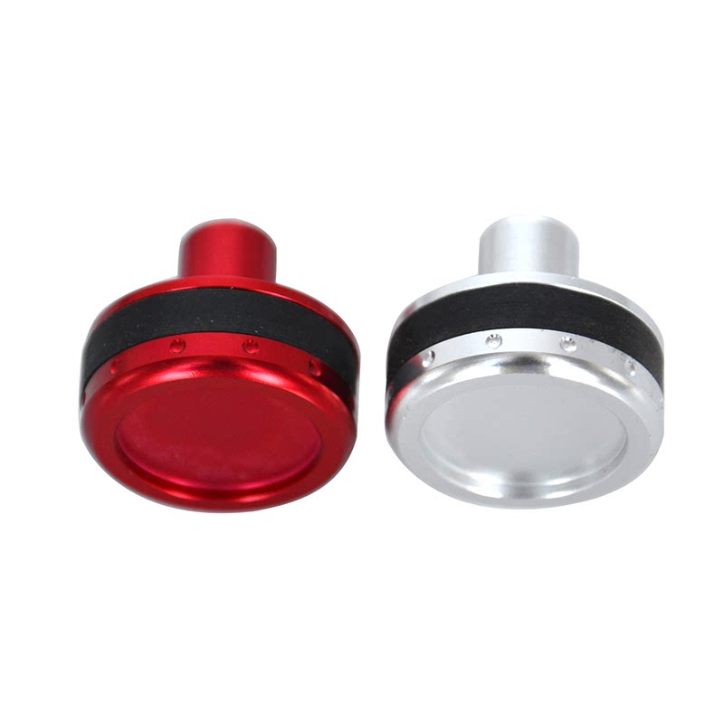 波腾路亚竿铝后堵丝扣3件套筏竿海竿矶竿金属尾件铝封鱼竿diy配件