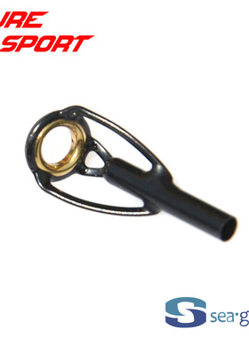 兴泰黑色钢架金色环BXULST-1顶环LS环导环DIY鱼竿配件SEAGUIDE