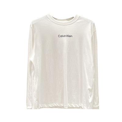 CK Jeans国内代购2025年早秋新款男士字母胶印长袖打底T恤4LD232G