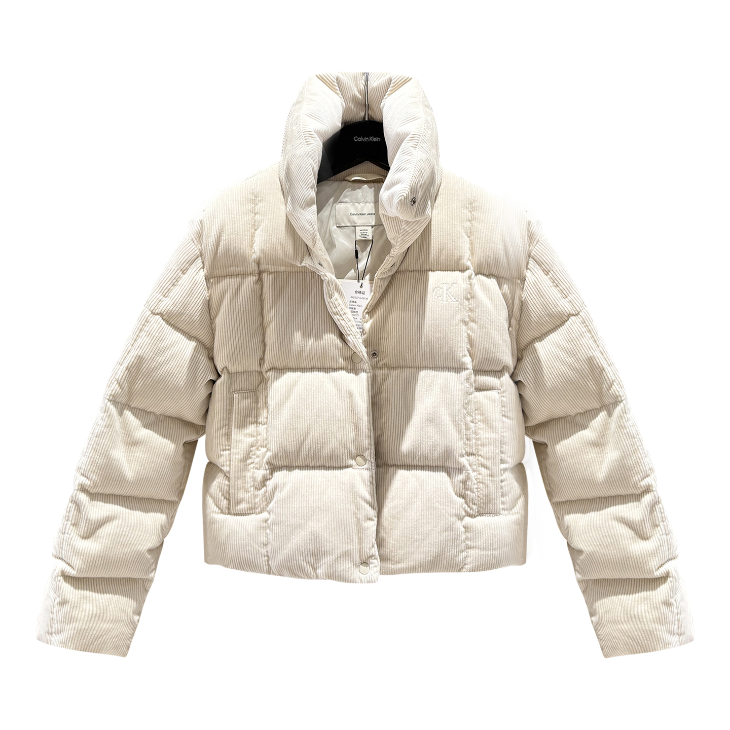 CK Jeans国内代购2025年秋冬新款女士羽绒服44D527G