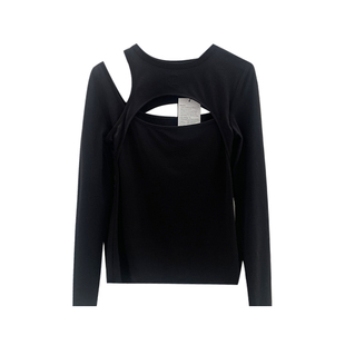 CK Jeans国内正品代购2024春夏新款女士时尚长袖T恤J223350