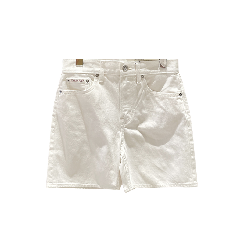 CKJeans 国内正品代购25年早秋新款女士牛仔短裤47B976G