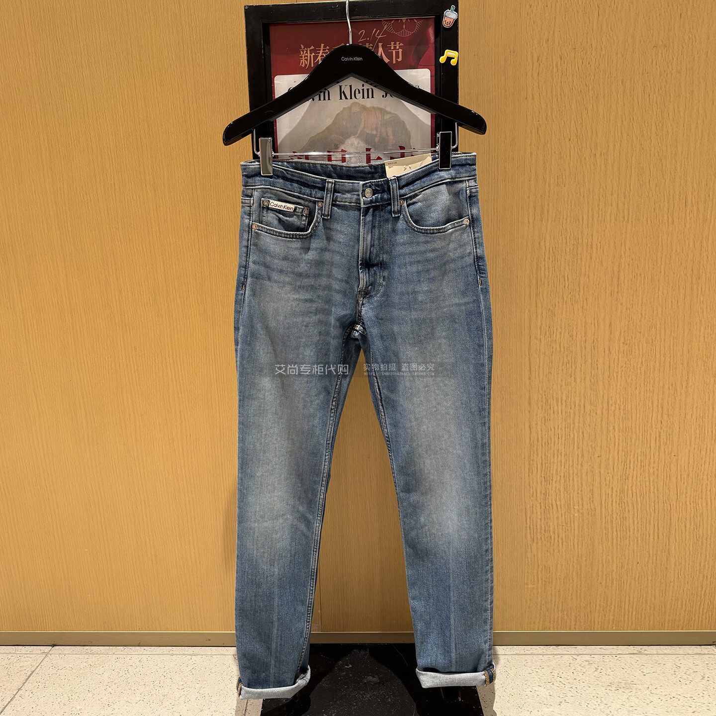 男士时尚牛仔裤4RB747G