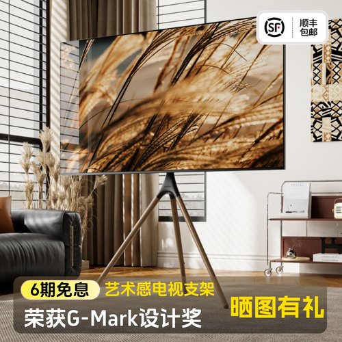 Brateck北弧落地电视支架